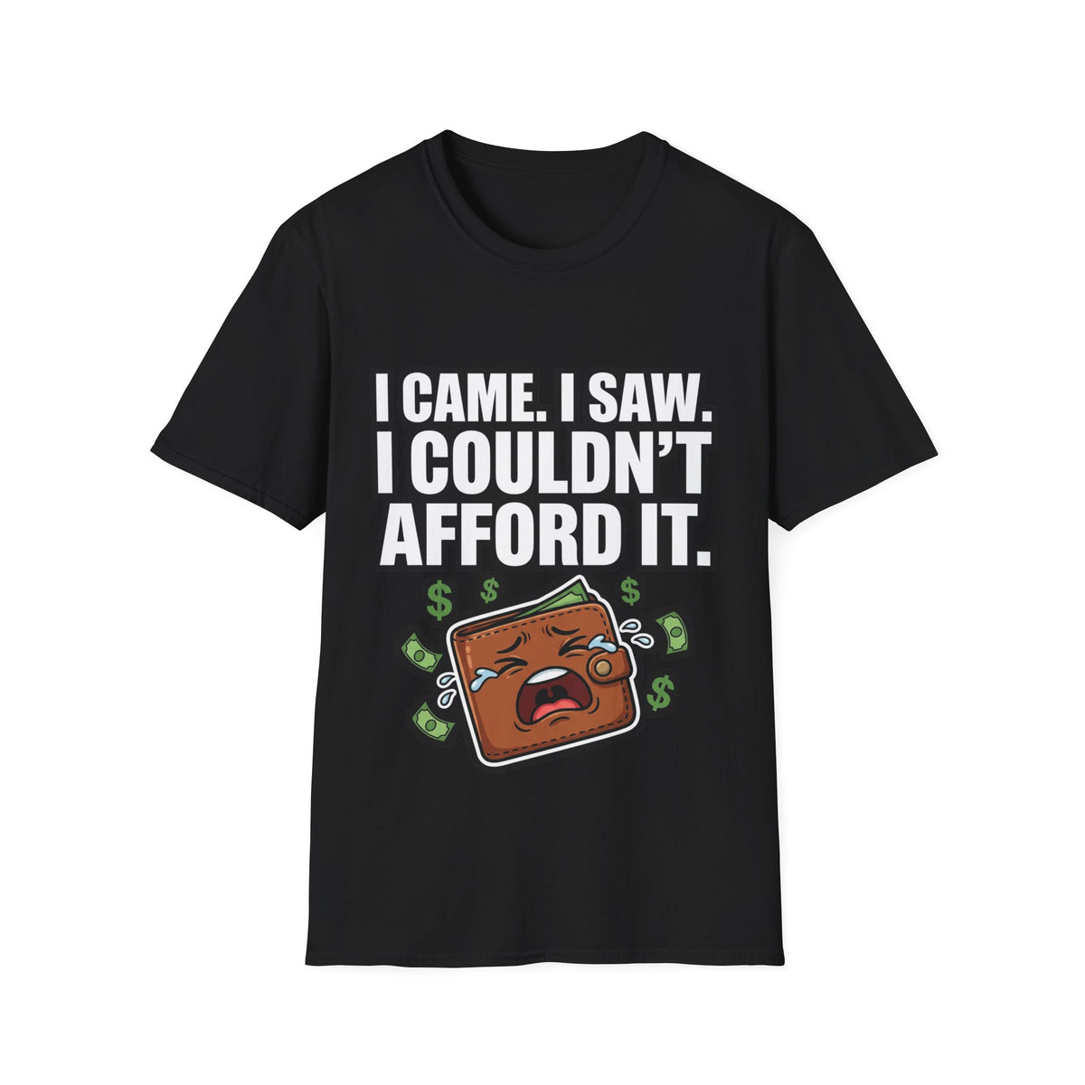 Crying Wallet Funny Meme T-Shirt UK