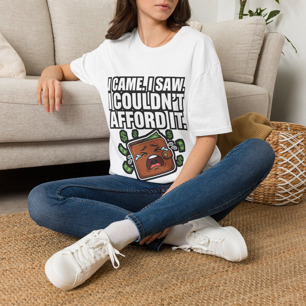 Crying Wallet Funny Meme T-Shirt UK