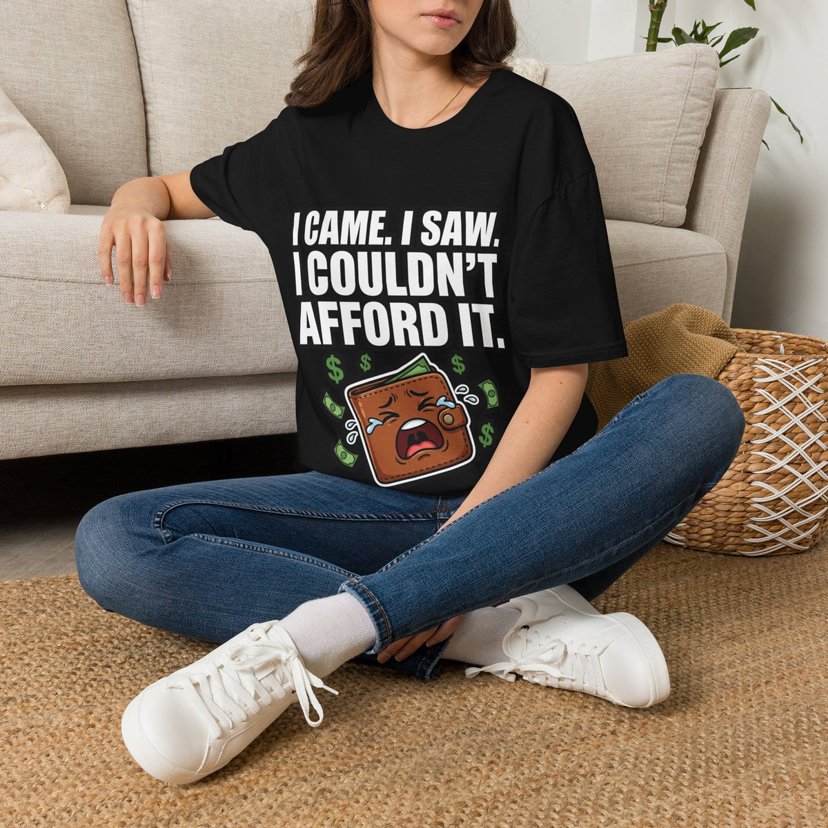 Crying Wallet Funny Meme T-Shirt UK