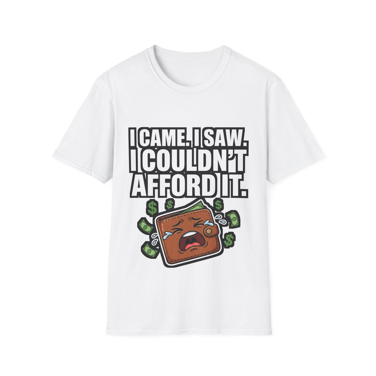 Crying Wallet Funny Meme T-Shirt UK